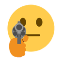 gunpoint Discord sticker | UnoRouter | ChatGPT Claude Gemini Character Janitor CAI Roleplay RP Vibecoding SillyTavern DeepSeek