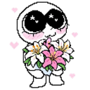 114_doodleflowers Discord sticker from Rabbit Hole