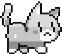 blackcat animated Discord emote from Vampires 18+ ⛧﹒Goths & Emos﹒⛧