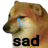 saddoge custom emote - Sammy's Indie-Electro Lounge