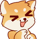 shiba_laugh Discord sticker | || mongrel mutts
