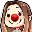 waifuServerClownSmile Discord sticker from ୨୧     waifu cαƒe    𓂃 ✿   〈 🍵ɞ ྀྀ active ⋆ social ⋆ events ⋆ gwys ⋆ icons ⋆ gaming ⋆ art ⋆ sfw ⋆