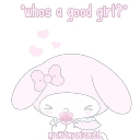 goodgurl custom emote | Angels sleepy time!