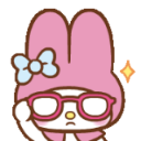 mymelodycharm Discord sticker - bunette Ი⑅𐑼