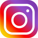 Instagram logo icon with a vibrant purple to orange gradient.