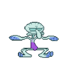 1277squidwarddance animated emote | 遊戲小鎮