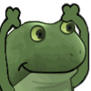 frog_yay animated GIF emoji | The Lumberyard™