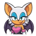 rouge_thebat Discord sticker from Sonic Fort