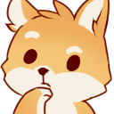 shiba_think Discord Emoji from || mongrel mutts