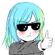 thumbsup Discord sticker from Mikudes Place