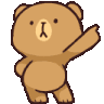 dancingbear1 animated emote | WeChat!
