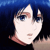 ES_mikasaSmile animated emote - BLUE VORTEX