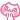Two pink blobs with large, pleading eyes looking up.
