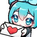 CinnaMikuLoveLetter_mini Discord Emoji from ✧      ₍ᐢ. .ᐢ₎   𓏽   mini  cαƒe 𓂃 ❀  active ⋆ gws ⋆ guilds ⋆ icons ⋆ events ⋆ gaming ⋆ art ⋆ scl