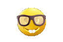 ArtistCafe_nerd3 animated GIF emoji | Artist Cafe