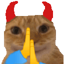 evilcat animated Discord emote - Lovescape