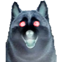 NegaHusky custom emote from Homestuck Community