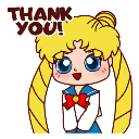 sailormoon Discord sticker from The mycelium
