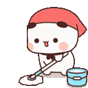 cleaningbubupanda animated Discord emote - ♡ Dhadkan || Chill・Social・Dating・Hindi・Fun・Active・VC