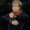 Sukuna animated GIF emoji from The Treehouse