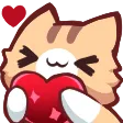 catheart Discord sticker from ATGs (All The Gamers)