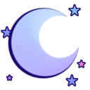 Moon1 Discord Emoji from Amoura Hub 🩵 | Social hub • 18+ • Hangout • Dating relationship • Active Vcs • SFW • Chill