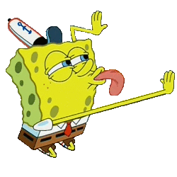 spongeboblick animated emote from Bro Love™ | Thanks for the Sex Bro™