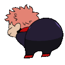YujiTwerk animated emote - FAAAHHHH