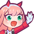 ZeroTwo Discord Emoji from ⛩ Anime Lovers: Anime ・Manga ・Games