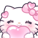 hellokittylove Discord sticker | emoji fraise🌈