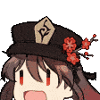 hutaohype animated emote from Autism spectrum