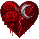 HeartGothRed custom emote from 𓆩❈𓆪 Sylvara Café 𓆩❈𓆪
