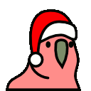 TP_christmas_parrot animated emote - Obsidian Advertising