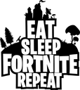 EatSleepFortniteRepeat custom emote from Fortnite Squad 18+
