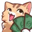 Gato_con_dinero custom emote | ᑕᕼIᒪᒪ 乙OᑎE 🦋 || ᑕᕼIᒪᒪ ᑕOᗰᗰᑌᑎITY