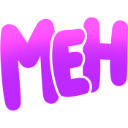 meh Discord sticker from ToxicToes