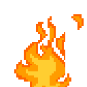 Fire animated GIF emoji - Cloudy Gaming UK ☁🎮