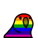 pride_dancing_bird animated GIF emoji | WeChat!