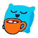 sleepy_zzz Discord sticker from Popcorn Server