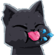 cattongue animated GIF emoji | RIZZ HEAVEN | Chill • Hangout • VC • SFW • Events • Friends • Giveaways • Ask to DM • Non Dating