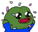 8915pepecelebrateconfetti Discord Emoji - AdVenture Capitalist