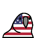 AmericanParrot animated Discord emote | Italian Mapping's Planet