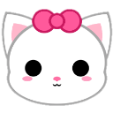 CuteWhiteCat Discord Emoji from desire