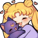 waifuSailorMoonHug custom emote from ୨୧     waifu cαƒe    𓂃 ✿   〈 🍵ɞ ྀྀ active ⋆ social ⋆ events ⋆ gwys ⋆ icons ⋆ gaming ⋆ art ⋆ sfw ⋆