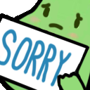 greenblobsorry custom emote from WeChat!