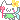 A white pixel cat with a flower crown holds a heart-tipped wand and casts a spell.