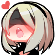 blushing custom emote | Bunnies Cafe 18+