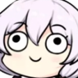 Theresa Apocalypse with wide, unfocused eyes and a small, dopey smile.