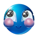013_blue_blush Discord Emoji from Sorrow