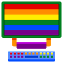 prideComputer custom emote | ✰Queer Hangout ✰